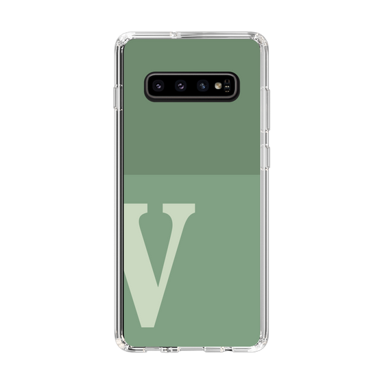 Slim Protection Case［ Original - initial two tone - V green ］