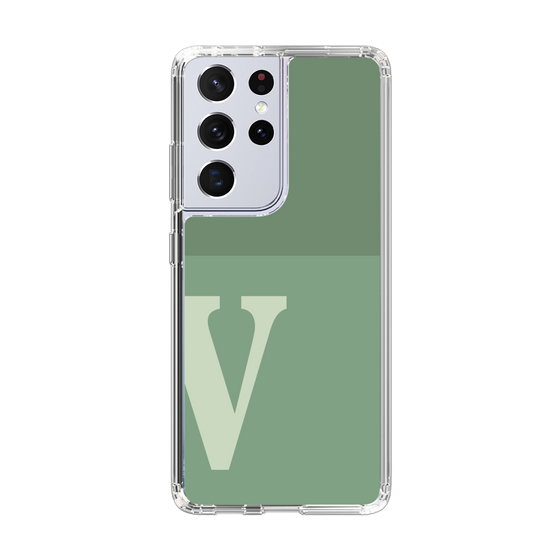 Slim Protection Case［ Original - initial two tone - V green ］