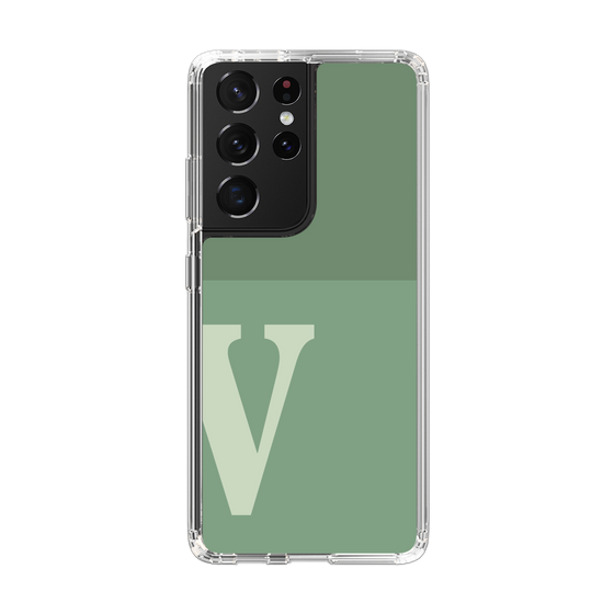 Slim Protection Case［ Original - initial two tone - V green ］
