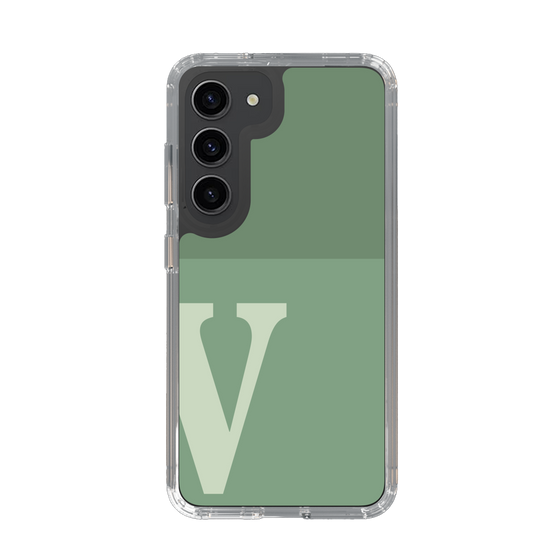 Slim Protection Case［ Original - initial two tone - V green ］