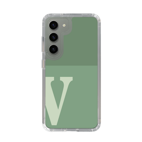 Slim Protection Case［ Original - initial two tone - V green ］