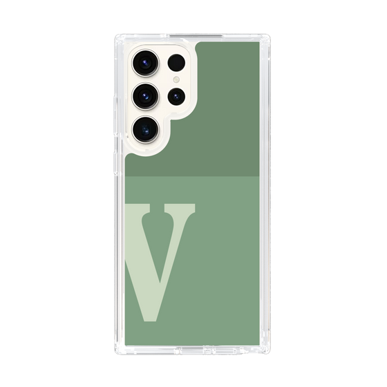 Slim Protection Case［ Original - initial two tone - V green ］