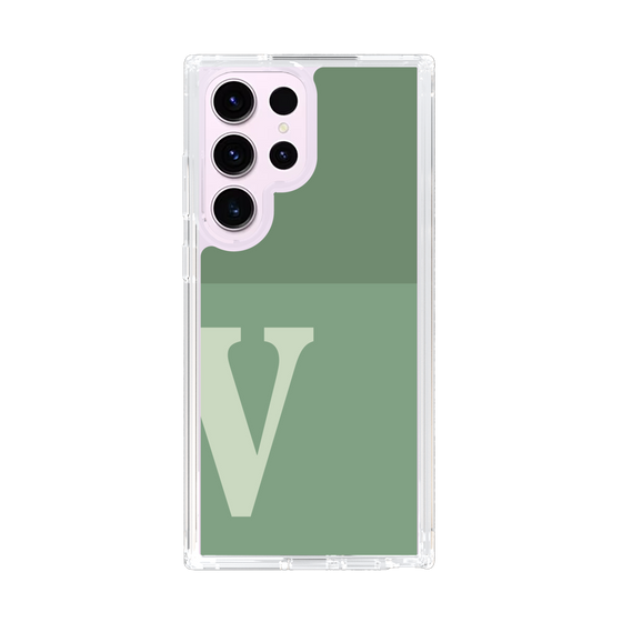Slim Protection Case［ Original - initial two tone - V green ］