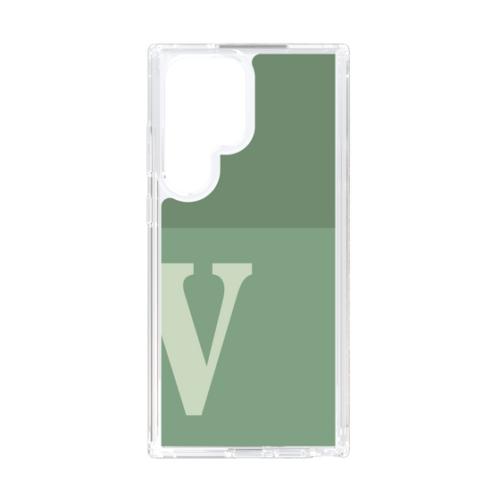 Slim Protection Case［ Original - initial two tone - V green ］