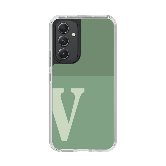 Slim Protection Case［ Original - initial two tone - V green ］