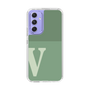 Slim Protection Case［ Original - initial two tone - V green ］