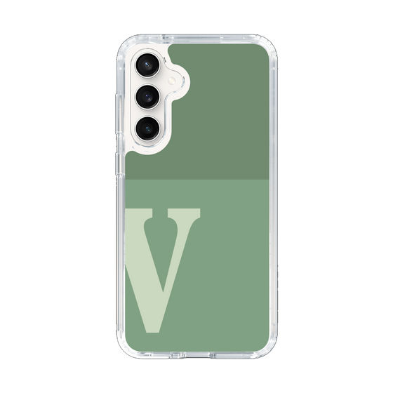 Slim Protection Case［ Original - initial two tone - V green ］