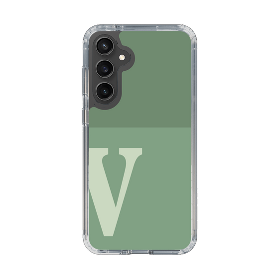 Slim Protection Case［ Original - initial two tone - V green ］