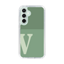 Slim Protection Case［ Original - initial two tone - V green ］