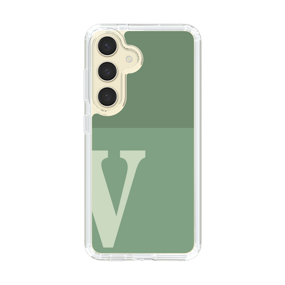 Slim Protection Case［ Original - initial two tone - V green ］