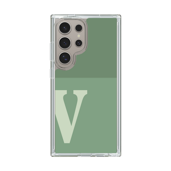 Slim Protection Case［ Original - initial two tone - V green ］