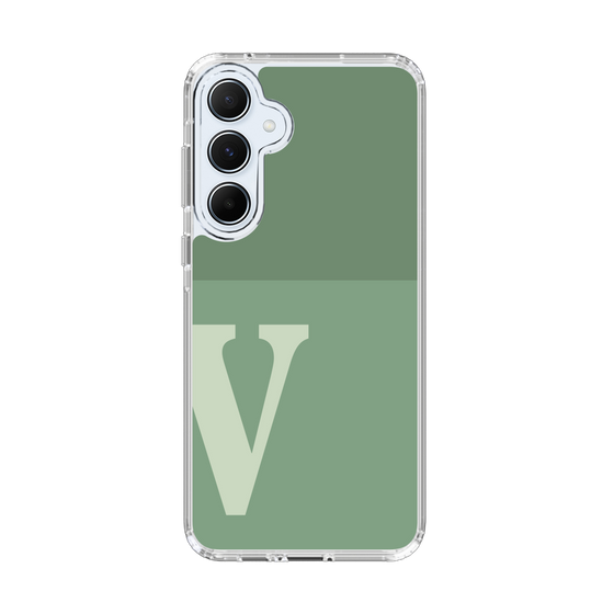 Slim Protection Case［ オリジナル - initial two tone - V green ］