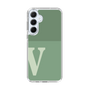 Slim Protection Case［ オリジナル - initial two tone - V green ］