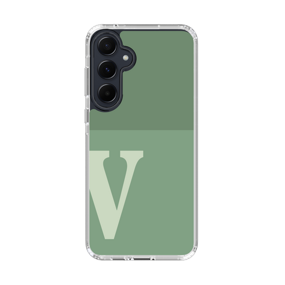 Slim Protection Case［ オリジナル - initial two tone - V green ］
