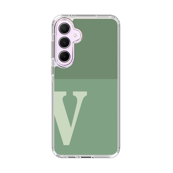 Slim Protection Case［ オリジナル - initial two tone - V green ］