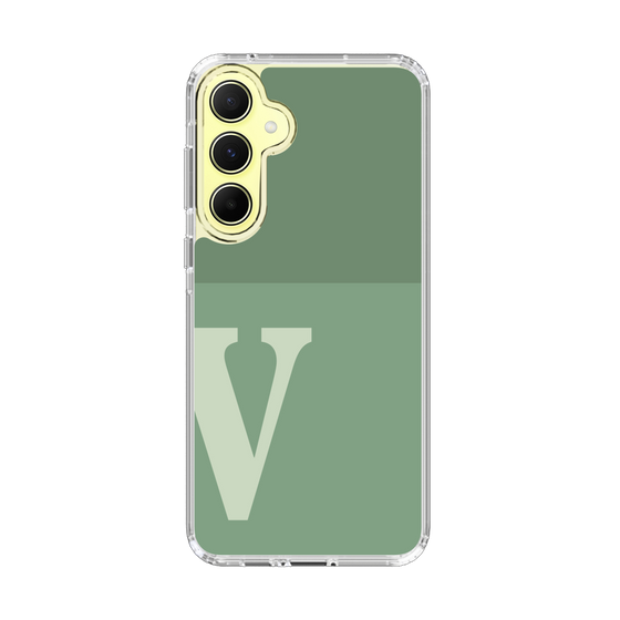Slim Protection Case［ オリジナル - initial two tone - V green ］