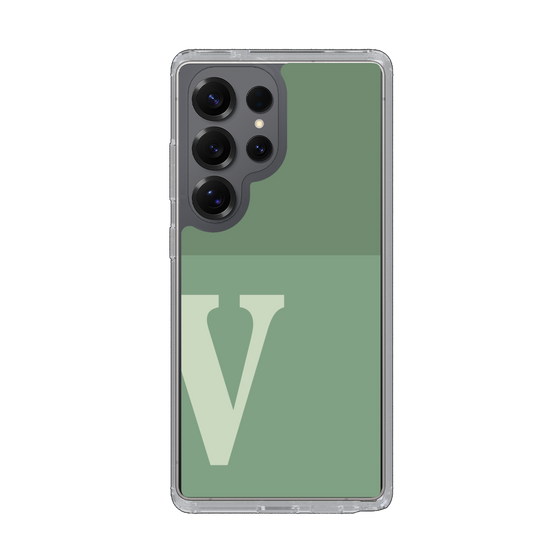 Slim Protection Case［ Original - initial two tone - V green ］