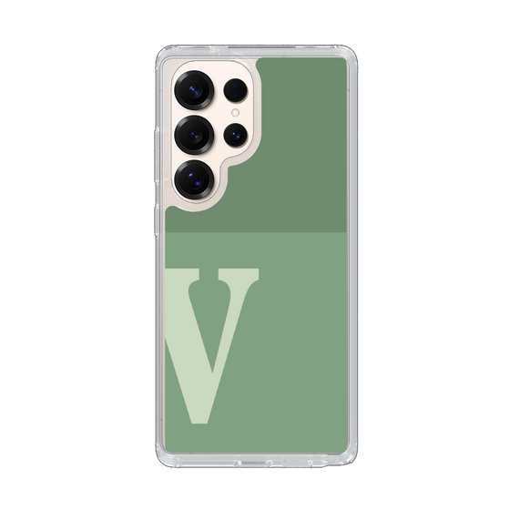 Slim Protection Case［ Original - initial two tone - V green ］