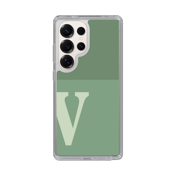 Slim Protection Case［ Original - initial two tone - V green ］