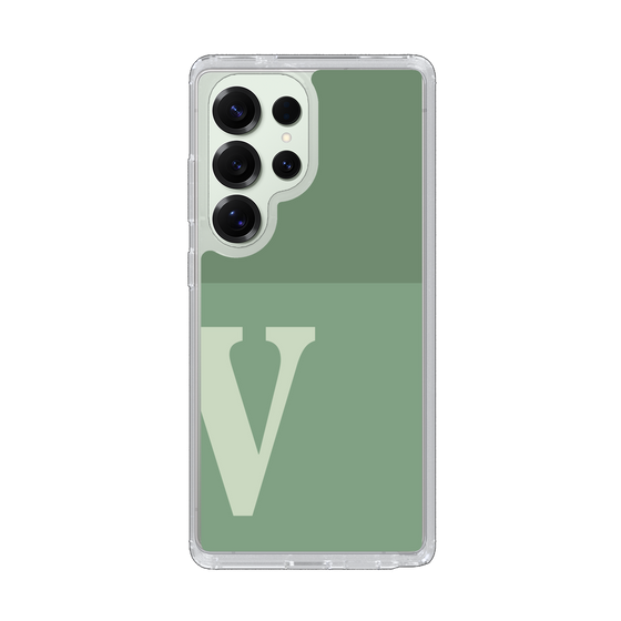 Slim Protection Case［ Original - initial two tone - V green ］
