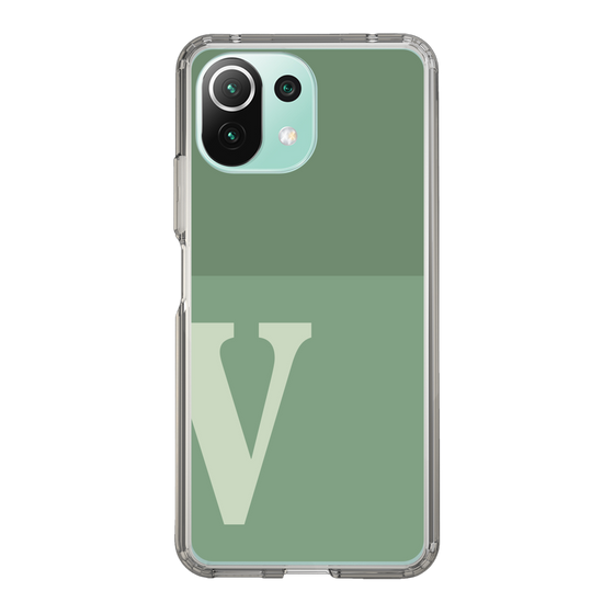 Slim Protection Case［ Original - initial two tone - V green ］