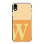 Slim Protection Case［ Original - initial two tone - W orange ］