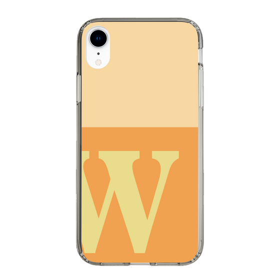 Slim Protection Case［ Original - initial two tone - W orange ］