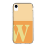 Slim Protection Case［ Original - initial two tone - W orange ］