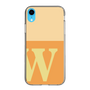 Slim Protection Case［ Original - initial two tone - W orange ］