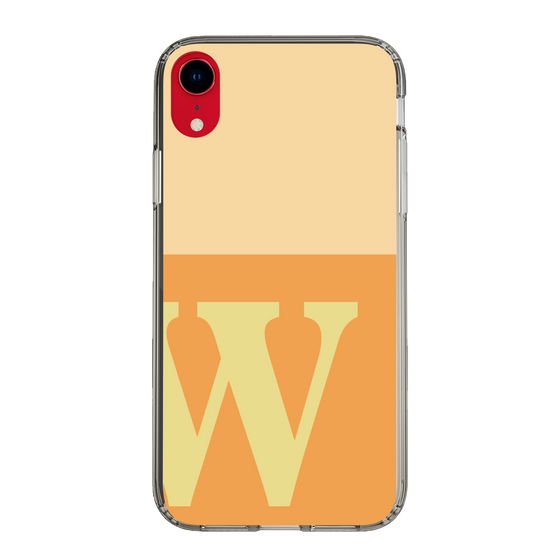 Slim Protection Case［ Original - initial two tone - W orange ］