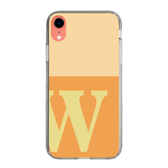 Slim Protection Case［ Original - initial two tone - W orange ］