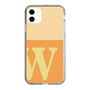 Slim Protection Case［ Original - initial two tone - W orange ］