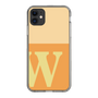 Slim Protection Case［ Original - initial two tone - W orange ］