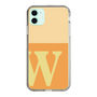 Slim Protection Case［ Original - initial two tone - W orange ］