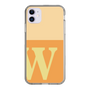 Slim Protection Case［ Original - initial two tone - W orange ］