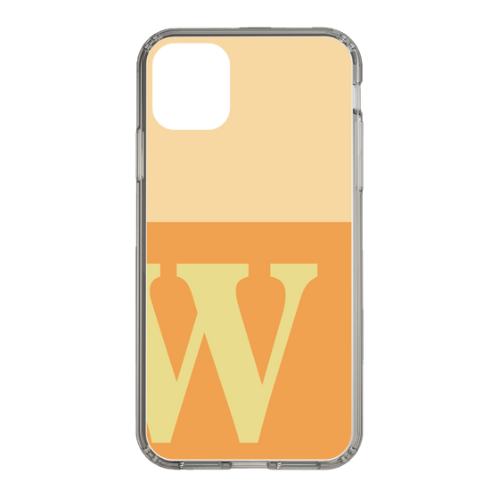 Slim Protection Case［ Original - initial two tone - W orange ］