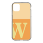 Slim Protection Case［ Original - initial two tone - W orange ］