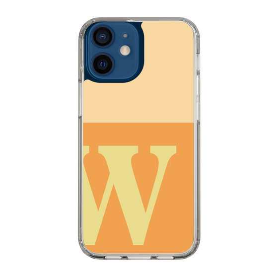 Slim Protection Case［ Original - initial two tone - W orange ］