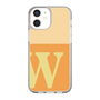 Slim Protection Case［ Original - initial two tone - W orange ］