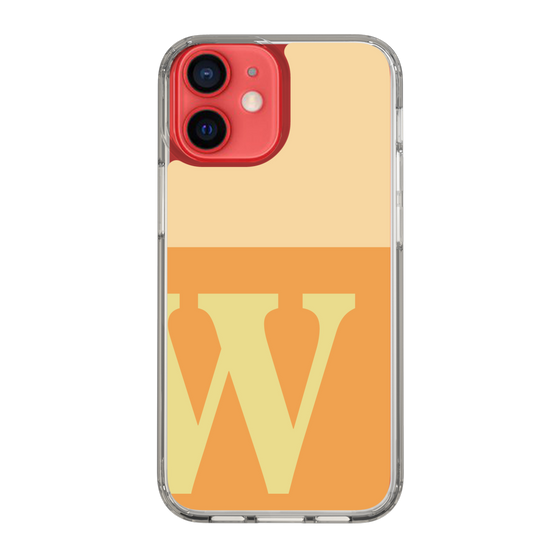 Slim Protection Case［ Original - initial two tone - W orange ］