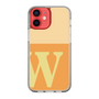 Slim Protection Case［ Original - initial two tone - W orange ］