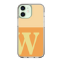 Slim Protection Case［ Original - initial two tone - W orange ］