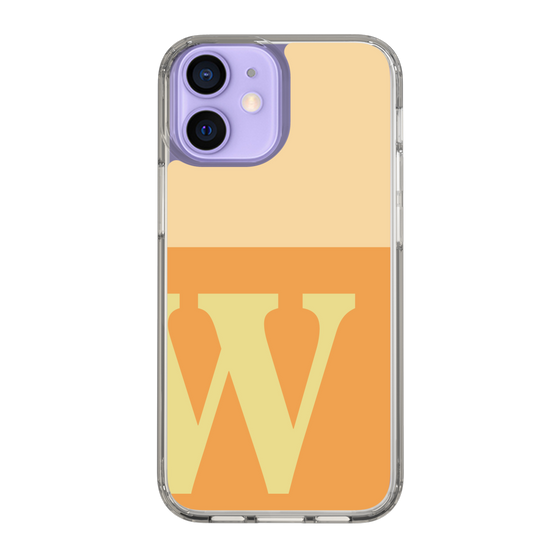 Slim Protection Case［ Original - initial two tone - W orange ］