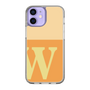 Slim Protection Case［ Original - initial two tone - W orange ］