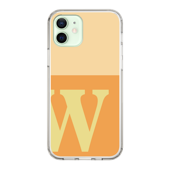 Slim Protection Case［ Original - initial two tone - W orange ］