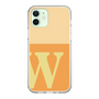 Slim Protection Case［ Original - initial two tone - W orange ］