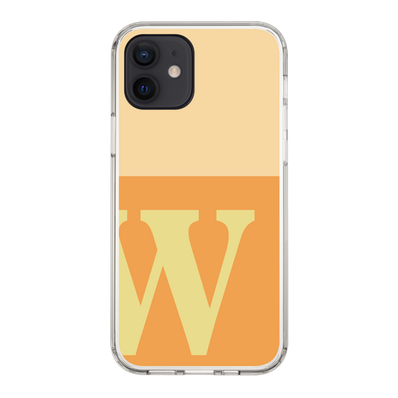 Slim Protection Case［ Original - initial two tone - W orange ］