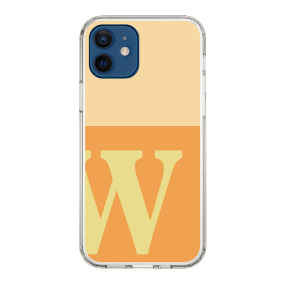 Slim Protection Case［ Original - initial two tone - W orange ］