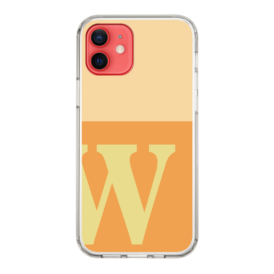 Slim Protection Case［ Original - initial two tone - W orange ］