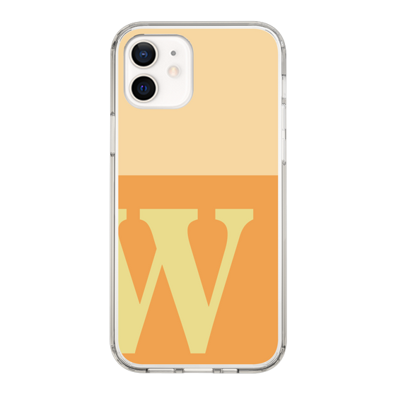 Slim Protection Case［ Original - initial two tone - W orange ］